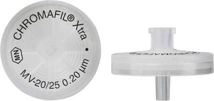 729206 Filtry strzykawkowe, z nadrukiem, CHROMAFIL Xtra MV, 25 mm, 0.2 µm