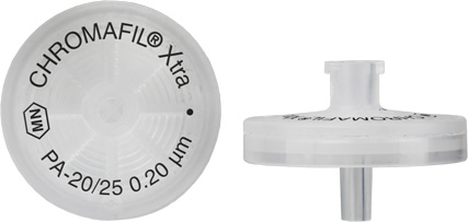 729212 Filtry strzykawkowe, z nadrukiem, CHROMAFIL Xtra PA, 25 mm, 0.2 µm