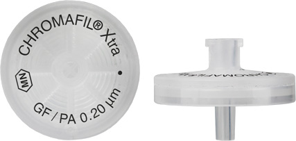 729260 Filtry strzykawkowe (combi), CHROMAFIL Xtra GF / PA, 25 mm, 1 µm / 0.2 µm