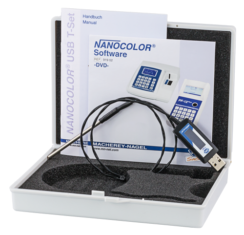 System do analizy wody i ścieków - Sprawdzenie i kalibracja - NANOCOLOR USB T-Set 919921