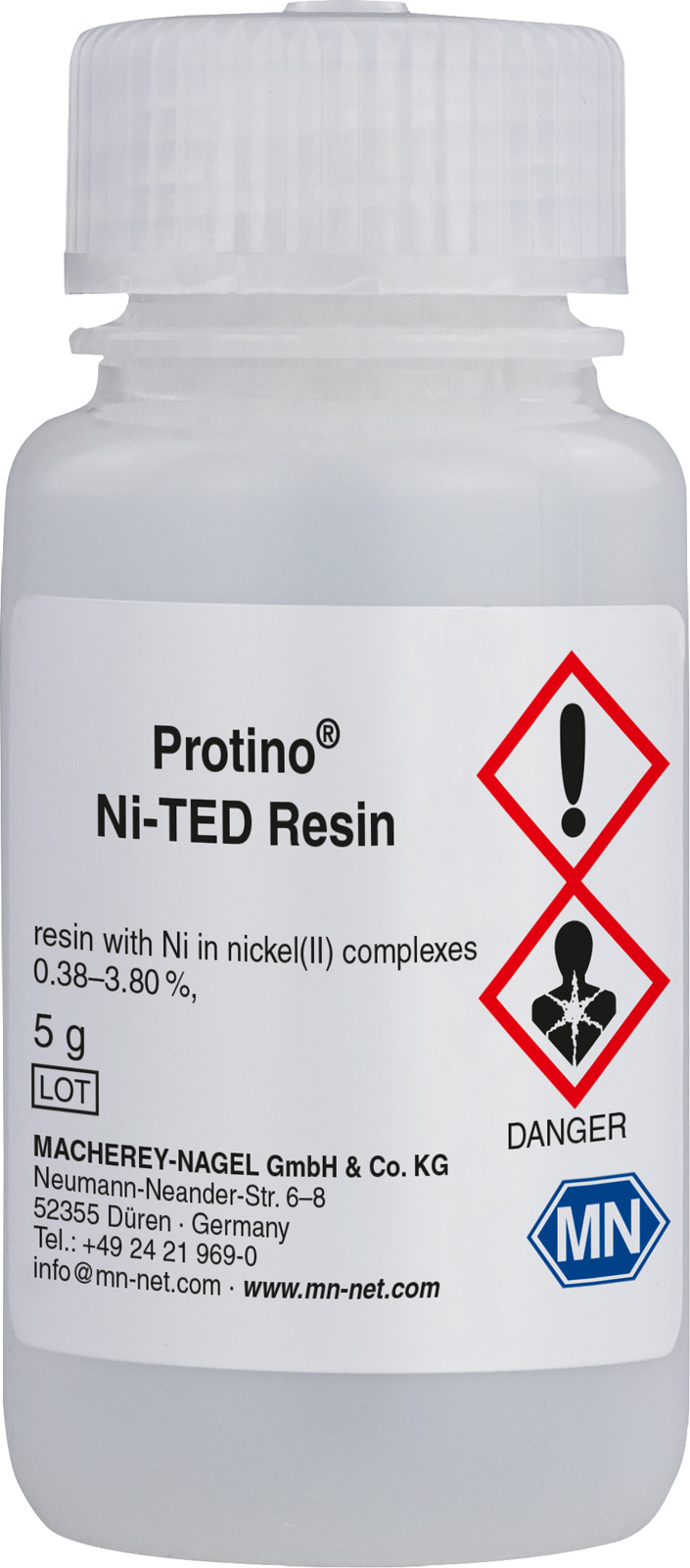 Oczyszczanie His-tag białek Żywica - wiązanie, przepływ grawitacyjny, FPLC™ Protino Ni-TED Resin