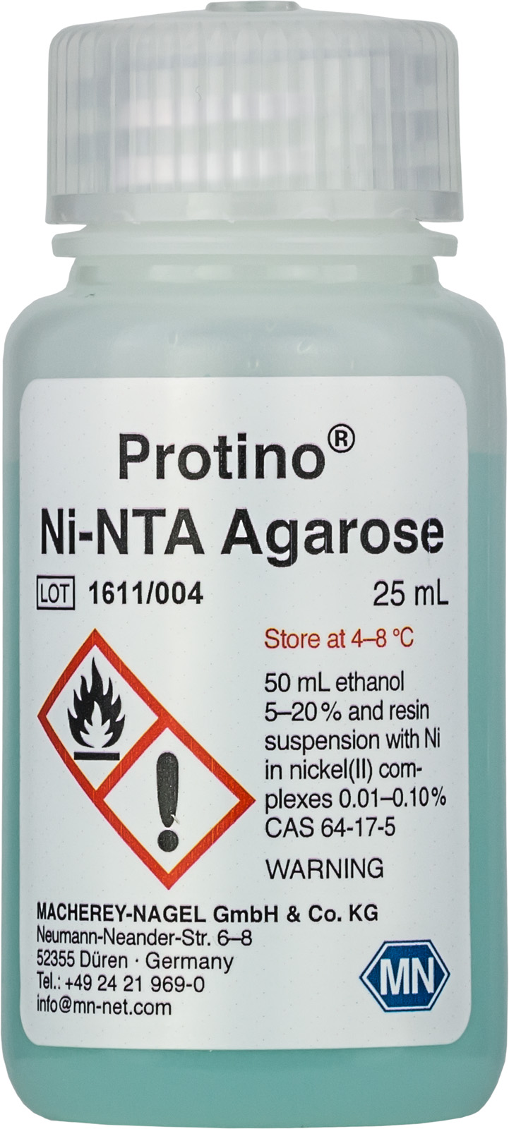 Oczyszczanie His-tag białek Agaroza - wiązanie, przepływ grawitacyjny, FPLC™ Protino Ni-NTA Agarose